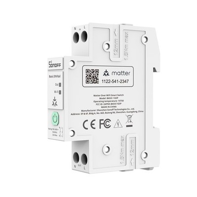 SONOFF 32A Din Rail Matter Smart Wi-Fi Switch via eWeLink App, Energy Monitoring