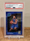 2018 PANINI DONRUSS OPTIC BLUE VELOCITY #179 JALEN BRUNSON PSA 10