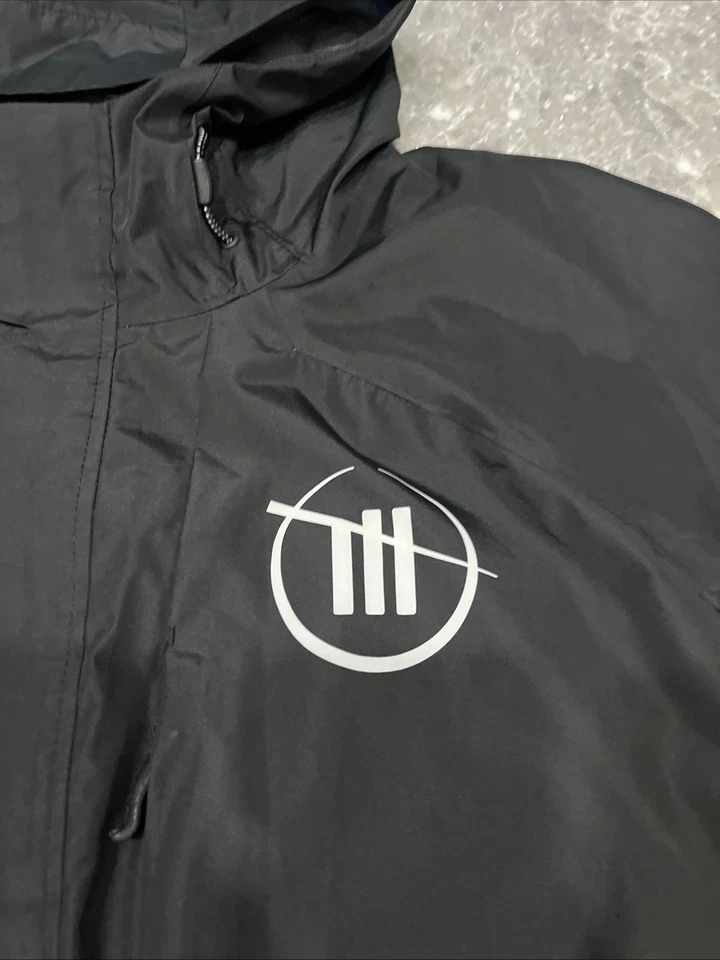 Chaqueta de lluvia Champion Trackhouse Racing negra con cremallera completa para hombre talla XL NASCAR Foto 2 de 4