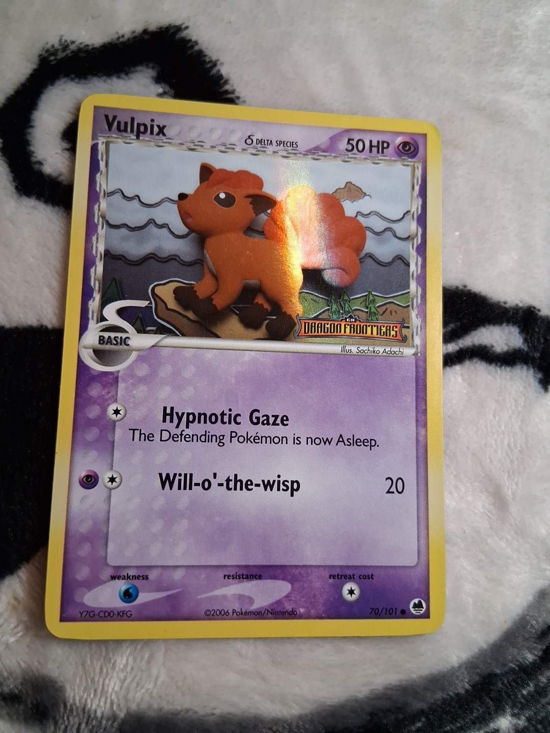 Vulpix (Delta Species) 70/101 Dragon Frontiers Reverse Holo