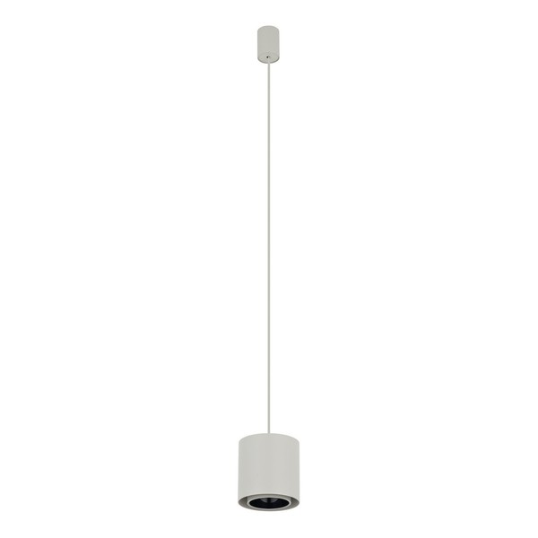 Pendelleuchte Wohnzimmer Metall Seidengrau GU10 Ø13 Cm HäNgelampe Esstisch-image
