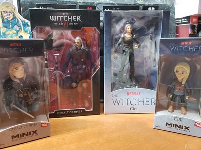 Geralt Of Rivia (Wolf Armor) Ciri Action Figures The Witcher 