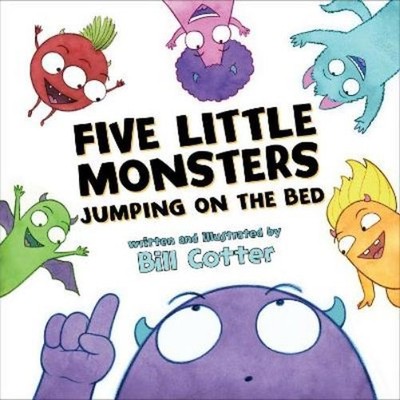Bill Cotter Five Little Monsters Jumping on the Bed (Kartonbuch) (US IMPORT)