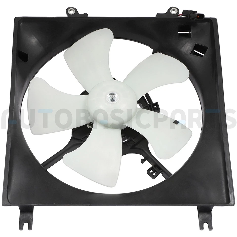 Conjunto de ventilador de refrigeración radiador delantero izquierdo para Mitsubishi Mirage 1997-2002 Foto 3 de 4