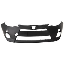 Front Bumper Cover For 2012-2014 Toyota Prius C W Fog Lamp Holes Primed