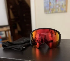 Oakley Snow Goggles Flight Path XL OO7110-0600 Matte Black with Prizm Torch GBL