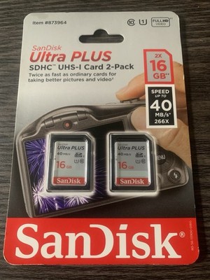 SanDisk Ultra 16GB 2 Packs