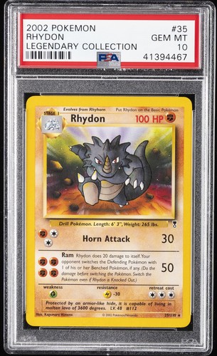 Rhydon graded PSA 10 for sale on eBay