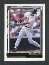 Don Mattingly New York Yankees GOLD Version 1992 Topps MLB Baseball Card #300