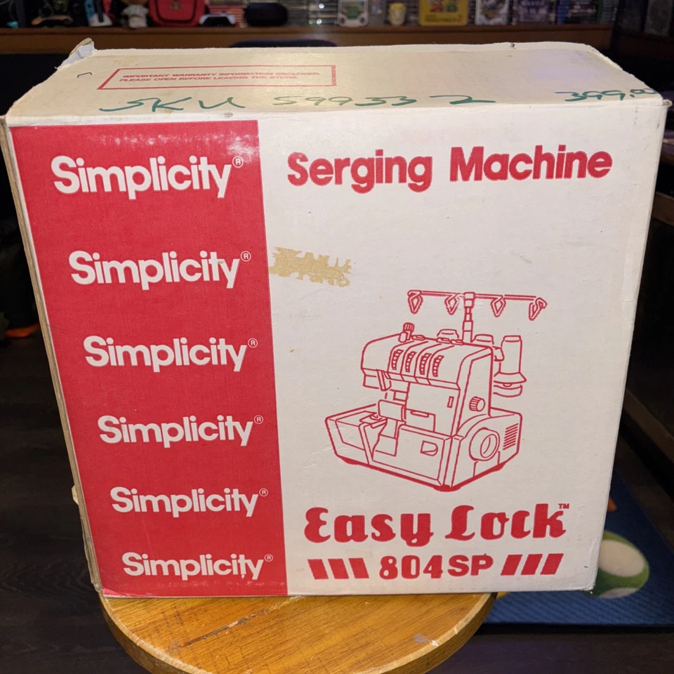 SIMPLICITY EASY LOCK  SL804SP SERGE SERWING SERGING MACHINE - Image 2 of 4