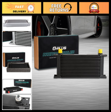 Universal 16 Row An10 Aluminum Engine Transmission Racing Oil Cooler - High Perf