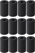 12 Pack Pre-Filter Sponge, Aquarium Filter Sponge 0.8" Intake Sponge Foam Roll f