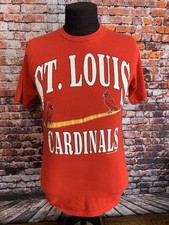 Vintage Single Stitch 1990 St. Louis Cardinals Red T-shirt Medium USA