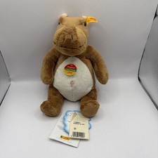 Steiff Nilpfred The Hippo Teddy w/ Tags Vintage Mint Story Book Excellent