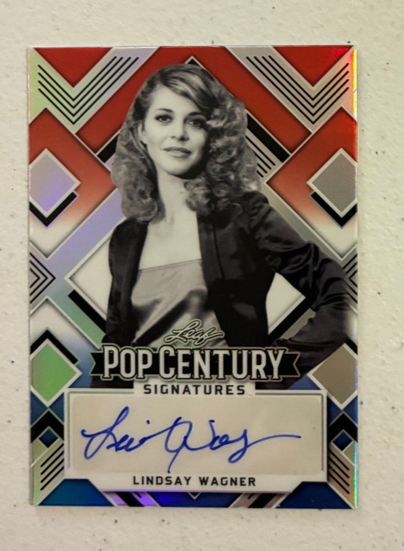 2022 Leaf Metal Pop Century Lindsay Wagner #/10 Autograph Auto Card
