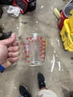 Vintage PYREX Glass Measuring Cup Red Lettering 2 Cup 1 Pint W/ Spout