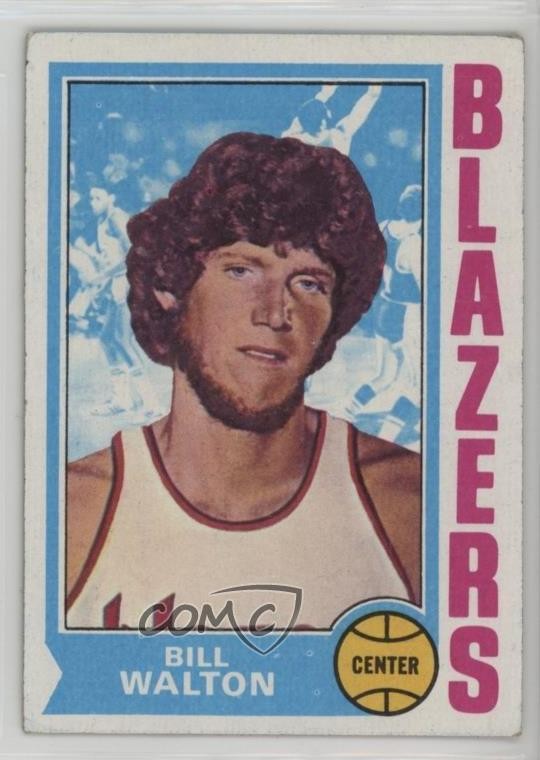 1974-75 Topps Bill Walton #39 Rookie RC HOF 0dk