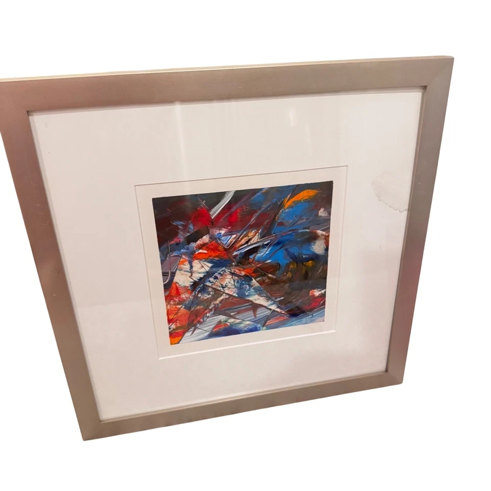 Joel Masewich Abstract Expressionism Art "Blue Sea" Original Painting Wall  Art - Image 4 of 4