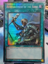 YuGiOh! Reinforcement of the Army RA01-EN051 Collector's Rare 1st Ed