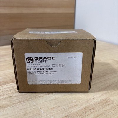 NEW GRACE P-R2-K3RF3 INTERFACE RECEPTACLE 120VAC 3A PR2K3RF3