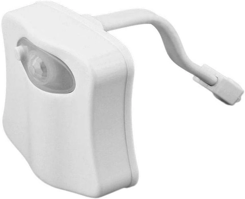 Luce Led per Water WC 8 Colori Illuminazione RGB Bagno Con Sensore Crepuscolare - Immagine 4 di 4