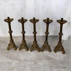 Five Metal Center Candlesticks
