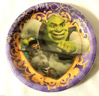 Shrek The Third8--dessert Small Plates Party Supplies Shrek The Third8--dessert Small Plates Party Supplies
