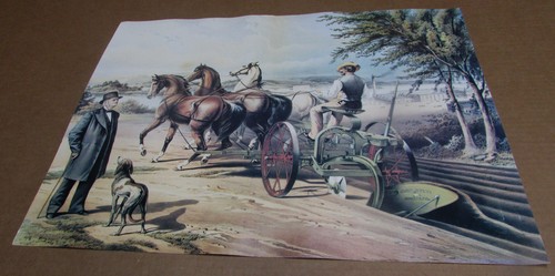 John Deere Gilpin Plow Old Advertising Poster Big Repro