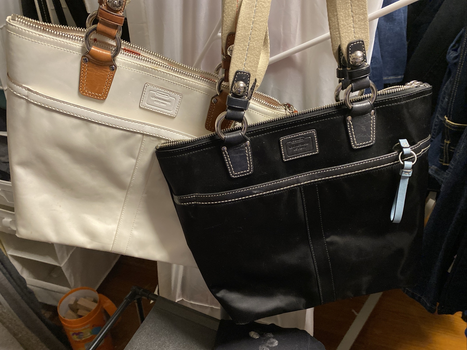 Authentic Preowned Two Coach Handbags-image