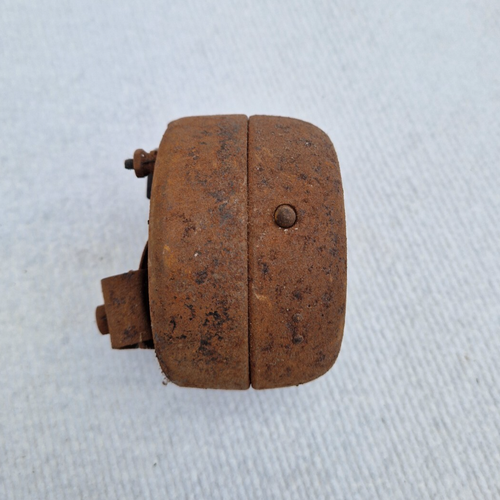 PTR-135S Truppen-Fahrradlampe Trommel-Batterie-Front-Licht antik Wehrmacht WW2 - Picture 4 of 14