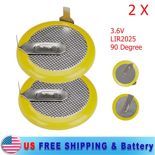 2 Batterie Ricaricabili LIR2025 3V Per Chiavi BMW – Compatibili Con Serie 3, 5, 7, X3, X5, E46, E38, E39, E53, E60, E61, E83