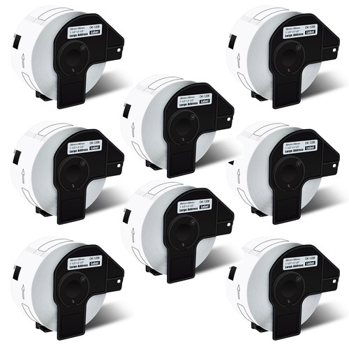 1-50 ROLLOS 38mmx90mm Etiqueta de envío 1-1/2""x3-1/2"" Compatible Brother DK-1208 - Imagen 31 de 36