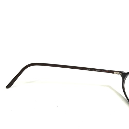 Giorgio Armani Eyeglasses Frames 2014 436 Brown Gray Round Full Rim 46-21-140 - Picture 8 of 10