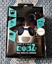 Critter Budz True Wireless Earbuds Unicorn Charging Case Bluetooth Vivitar