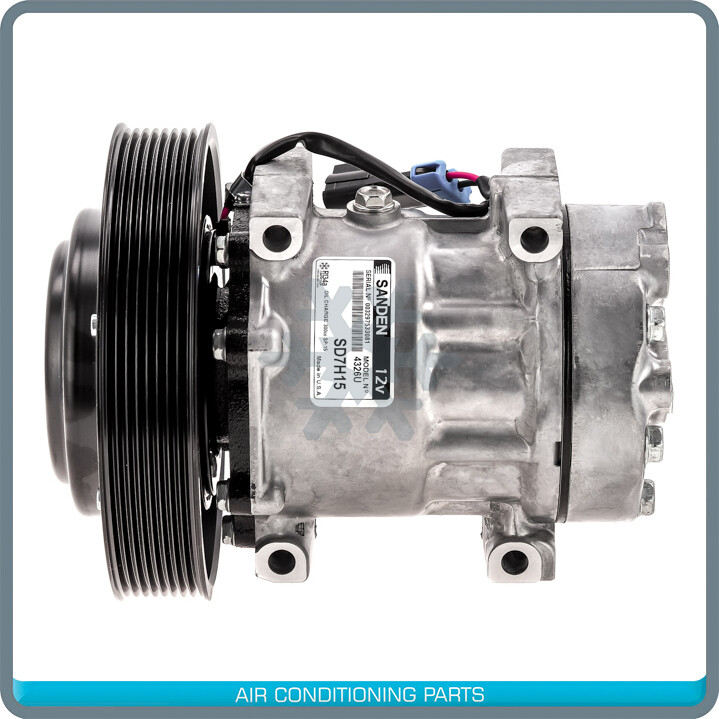 New SANDEN A/C Compressor fits Mack LEU, MRU / Volvo VAH, VHD, VNL, VNM, VN QU