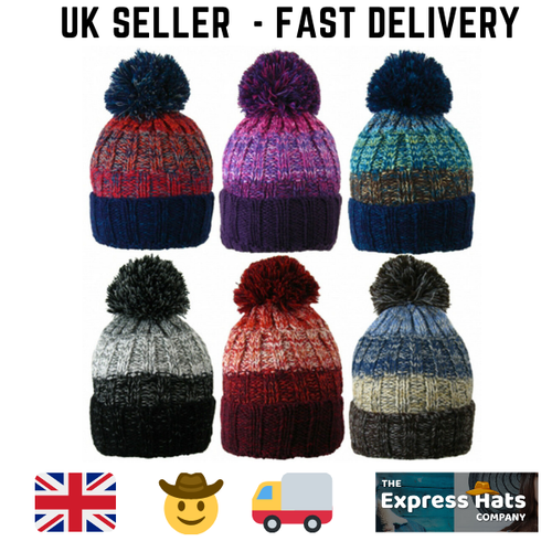 Bobble Winter Beanie Hat 