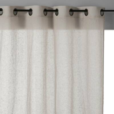 LA REDOUTE Onega x1 Leinen Voile Flächenvorhang Ösen 260 cm natur UVP 70£