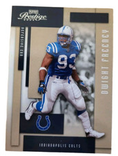 2004 Playoff Prestige Football Card #59 Dwight Freeney NFL Indianapolis Colts (Y