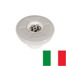 Bocchetta di immissione bianca CP3 attacco 2" x d.50 per piscine cemento e liner