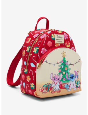 Loungefly Disney Stitch & Angel Holiday Tree Mini Backpack | eBay
