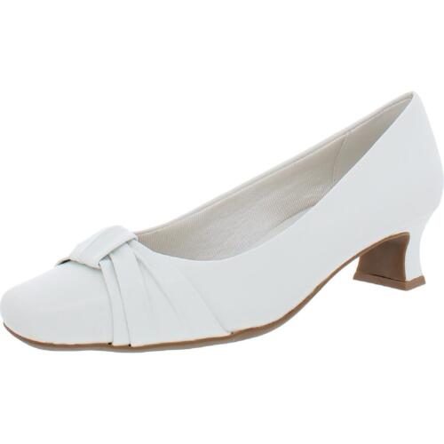 Easy Street Womens Waive White Dressy Pumps Shoes 10 Wide (C,D,W) BHFO ...
