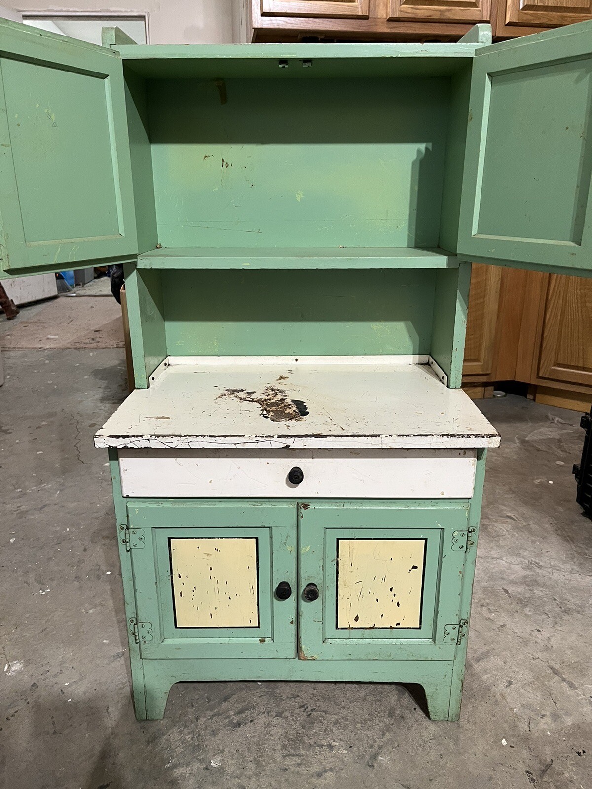 Child's size wood Hoosier eBay