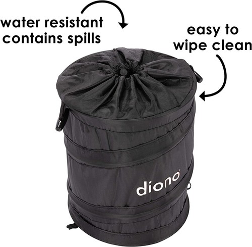 DAMAGED BOX Diono pop up compact trash rubbish bin for home or car in black - 第 4/9 張圖片