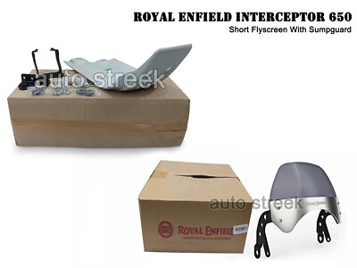 Genuine Royal Enfield Interceptor 650cc Short Flyscreen & Sumpguard