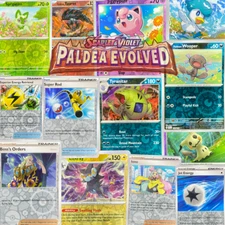 Pokémon Paldea Evolved Reverse Holographic & Holo Rare Pick Your Card
