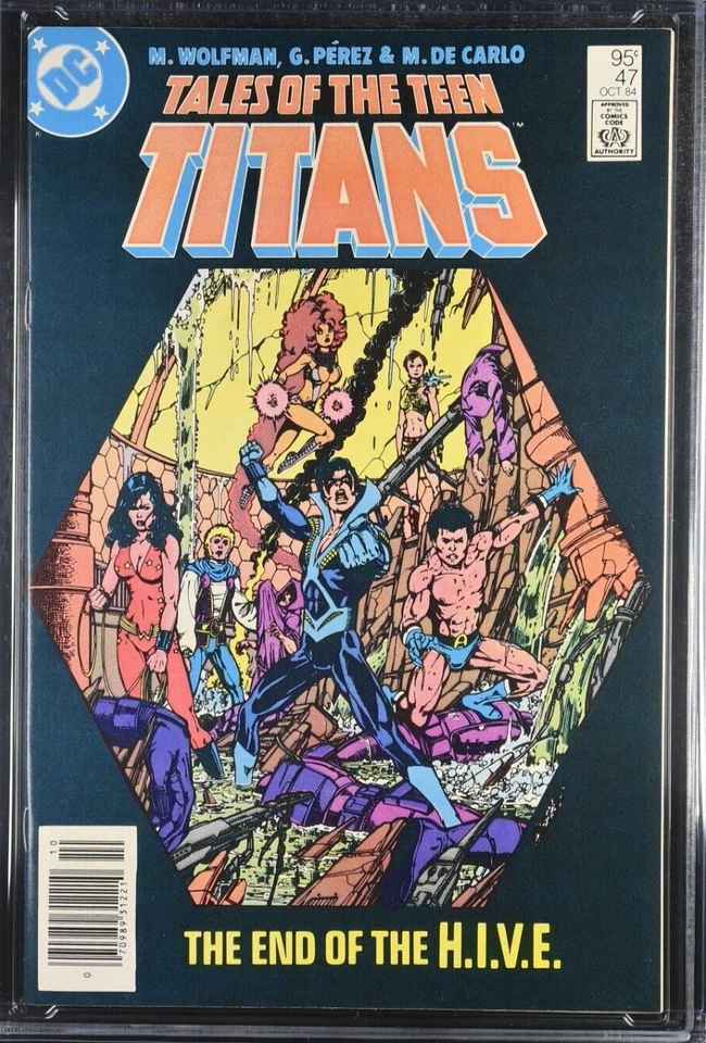 Tales of the Teen Titans #47 NEWSSTAND 1st PRINT CGC 9.8 (DC 1984) WHITE Pages🔥 - Image 4 of 4