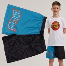SANTA CRUZ Roskopp Voodoo Youth Swim short Size 8 - 10 Skate, Surf Style