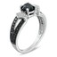 Womens 925 Sterling Silver CZ Ring & Mens Titanium Mossy Forest Oak Camo Band