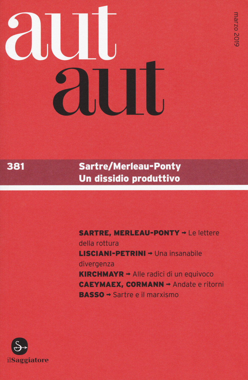 Aut aut. Vol. 381 - AA.VV.