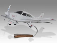 Piper PA-28-180 Cherokee Baxters Aviation Desk Wood Airplane Model Small 1/32